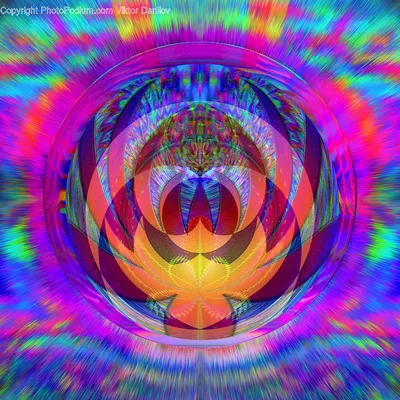 Фрактальное изображение эзотерика …» — создано в Шедевруме