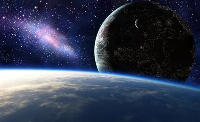 Картина на холсте фантастический космос планеты (17) 30х40 см - купить по  низкой цене в интернет-магазине OZON (1095140876)