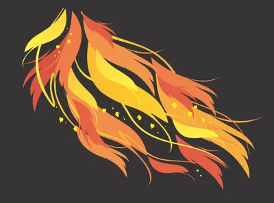 Феникс, как форма птицы пламени огня Иллюстрация вектора - иллюстрации  насчитывающей поднимать, пожар: 210553570