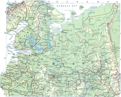 Карта Европы с городами на спутниковой карте онлайн