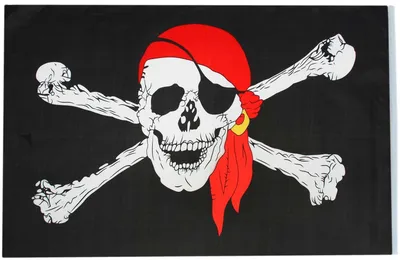 Значок \"Пиратский флаг\" (Веселый Роджер) (id 111774033), купить в  Казахстане, цена на Satu.kz