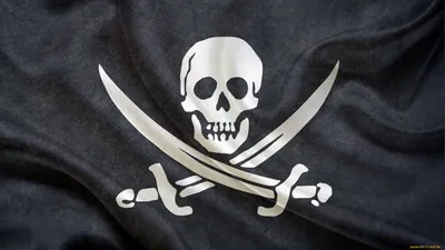 Флаг пиратский «Веселый Роджер», Калико Джек. | REIBERT.info