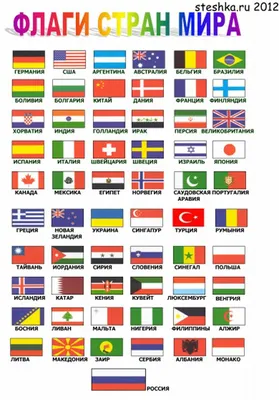 Флаги стран мира: картинки для детей | Преподавание географии, География  мира, География
