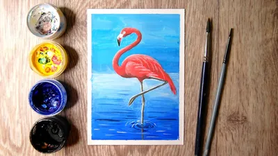 Фламинго, Painting by Tatiana Oke | Artmajeur