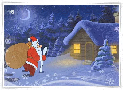 Канищева О. 2000 год (10.05.2000) | Винтажные рождественские открытки,  Старые поздравительные открытки, Рождественские иллюстрации