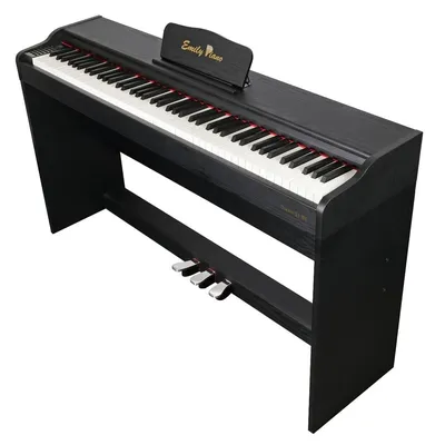 EMILY PIANO D-51 BK - Цифровое фортепиано со стойкой в комплекте - купить с  доставкой по выгодным ценам в интернет-магазине OZON (547575565)