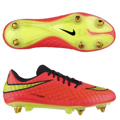 Бутсы NIKE HYPERVENOM PHANTOM SG-PRO (Красный) 599851-690 - купить в  Магазине для вратарей - keeper-shop.ru