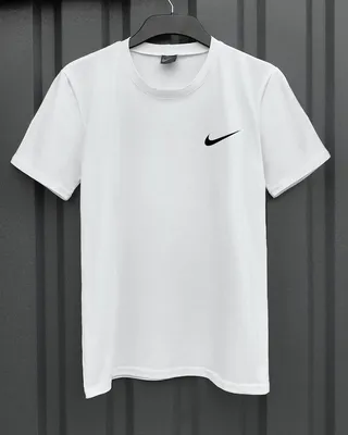 Мужская футболка Nike белая хлопковая летняя , Стильная футболка Найк белая  спортивная однотонная trek (ID#1805212373), цена: 360 ₴, купить на Prom.ua
