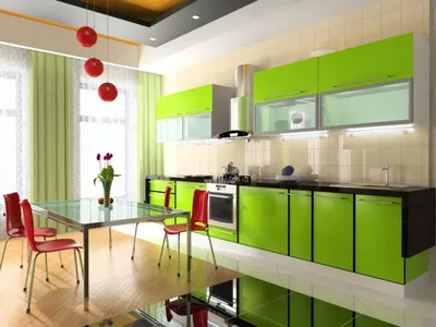 Яркие кухни в интерьере - практические советы от мебельной фабрики  \"Династия\"