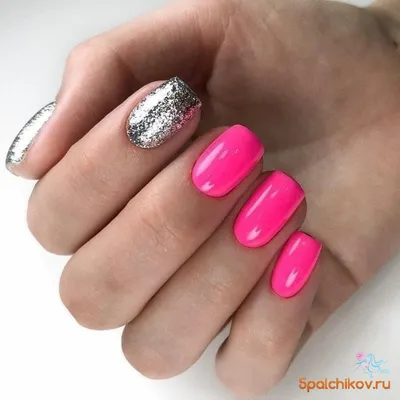 Ярко-розовые накладные ногти с УФ эффектом накладные ногти квадратные  конфетные цвета накладные ногти Полный Типсы для дизайна ногтей Аксессуары  для маникюра | AliExpress