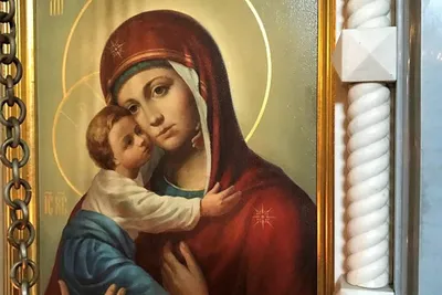 Икона св. Матроны, подаренная Патриархом | stmatrona.com