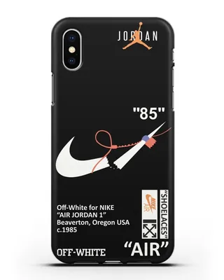 Чехол с дизайном Nike на стяжке для iPhone X силиконовый купить недорого в  интернет-магазине