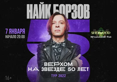 Концерт Найка Борзова в клубе «16 тонн» - Request.ru