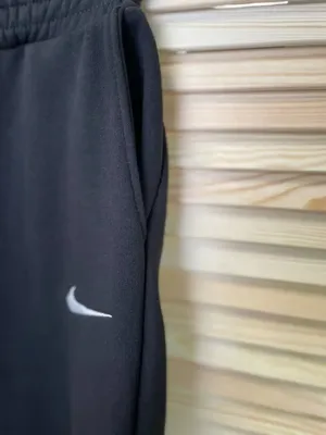 Aggera Штаны мужские спортивные джоггеры широкие черные Nike