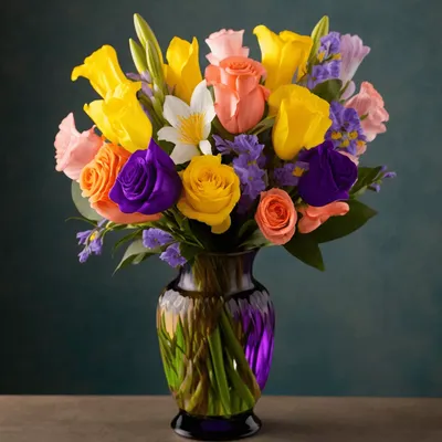 Купить букет цветов на 8 марта из 15 тюльпанов в Благовещенске