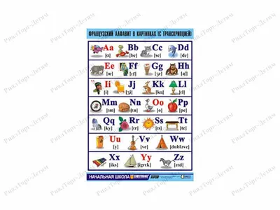 Купить таблица демонстрационная «французский алфавит в картинках» (с  транскрипцией) (винил 100х140) для школы | Таблица демонстрационная «Французский  алфавит в картинках» (с транскрипцией) (винил 100х140) 006-7321