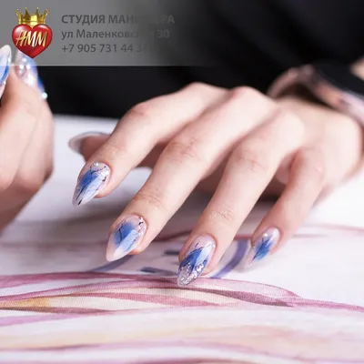 Французский маникюр на коротких ногтях - Студия красоты \"NailsProfi\"