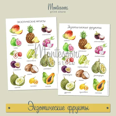 Экзотические фрукты | chef.ru