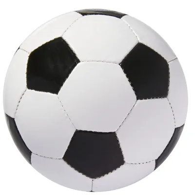 Мяч футбольный Street, бело-черный - печать, нанесение логотипа