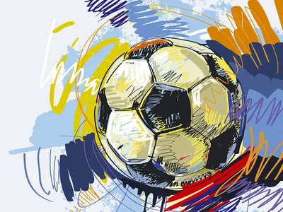 Мяч футбольный сувенирный красный цвет — купить за 549 руб в  интернет-магазине Demix