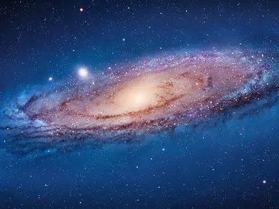 Скачать обои космос, галактика андромеды, туманность андромеды, space, the  andromeda galaxy разрешение 1024x768 #67716