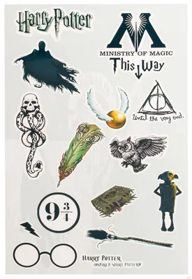 100 рисунков Гарри Поттера для распечатки