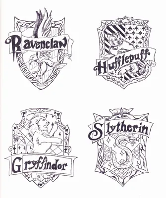 100 рисунков Гарри Поттера для распечатки