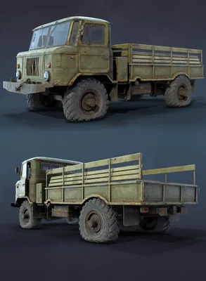 GAZ-66 Rusty | CGTrader