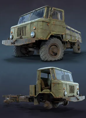 GAZ 66 Kung 1988 - 3D Model by podshyvalov