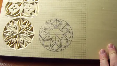 Геометрическая резьба по дереву. Урок 19 (geometric wood carving) - YouTube
