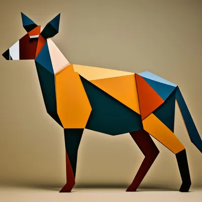 Файл STL 5 геометрических животных содержат волка, жирафа, пуму, слона и  оленя. 👽・Модель для загрузки и 3D-печати・Cults