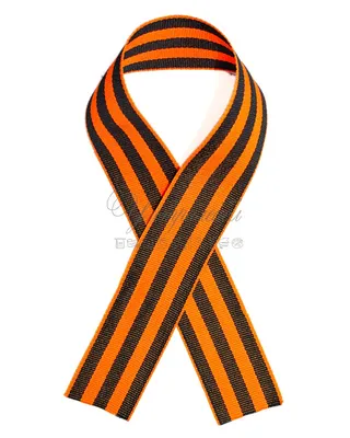 Купить Флаг Георгиевская лента черно-оранжевый