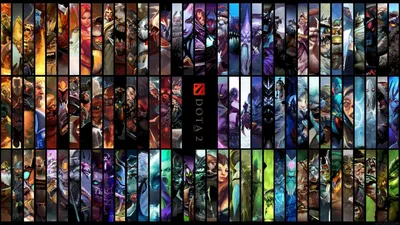 Фотографии героев Dota 2 на рабочий стол