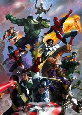 Все герои Марвел – список супергероев Marvel с именами и фото, Мстители,  супер герои