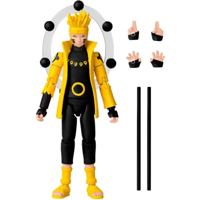 Bandai Naruto Anime Heroes Naruto Uzumaki Naruto Sage of Six Paths Toy  Action Figure Toy Bundle with 2 My Outlet Mall Stickers - Walmart.com