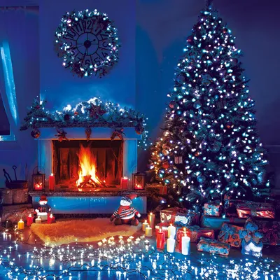 Соединяемые светодиодные гирлянды 4 м x 2,5 м, Рождественская гирлянда,  светодиодные сказочные огни racmos, уличные украшения для свадьбы, сада,  вечеринки, занавески | AliExpress