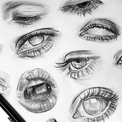 100 фото интересных идей рисунков для срисовки глаза - 1igolka.com