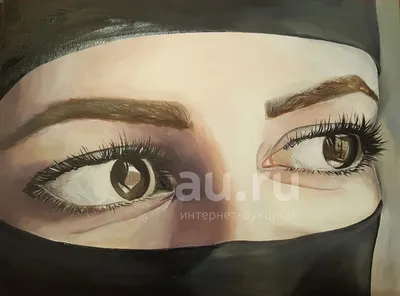 Картина \"Глаза Востока\" — купить в Оренбурге. Картины, гравюры на  интернет-аукционе Au.ru