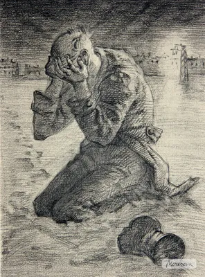 Иллюстрация Н.В. Гоголь. Шинель. 2011 в стиле классика |