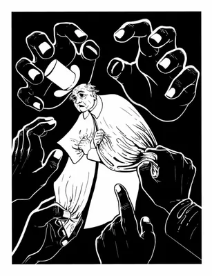 Иллюстрация 45 из 50 для Шинель - Николай Гоголь | Лабиринт - книги.  Источник: Савельева Диана Даниловна