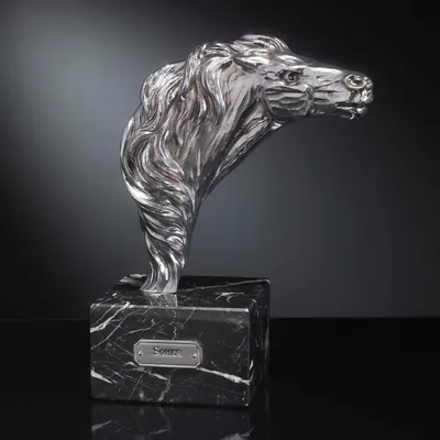 Скульптура Lalique Голова лошади - Товары Люкс