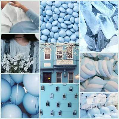 Эстетика голубые обои - 70 фото