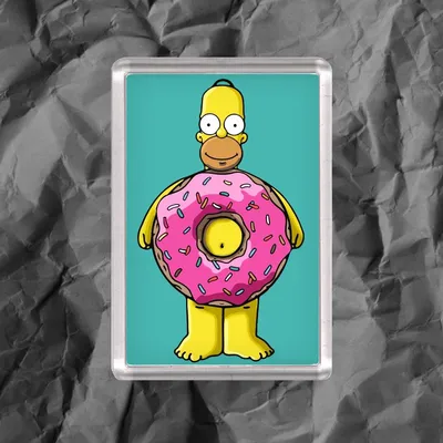 Плакат \"Гомер Симпсон, No brain - no pain, Simpsons\", 60×43см  (ID#1630753201), цена: 190 ₴, купить на Prom.ua