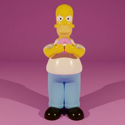 Гомер Симпсон Мультипликационный персонаж, Гомер Симпсоны, другие,  вымышленный персонаж png | PNGEgg