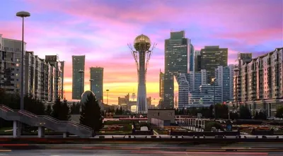 Казахстан. город астана. в будущем. …» — создано в Шедевруме