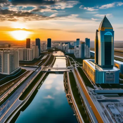 Астана - город будущего, в стиле …» — создано в Шедевруме