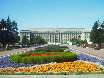 Красивый город Иркутск нарисованный …» — создано в Шедевруме