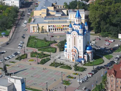 Вид на город Хабаровск | РИА Новости Медиабанк