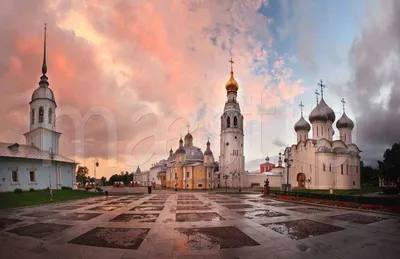 Панорама города (Волгоград, Мамаев курган)