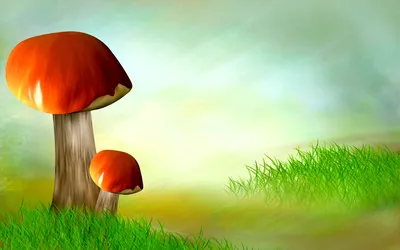 Вектор грустный гриб на белом фоне PNG , гриб, мультфильм, иллюстрация PNG  картинки и пнг рисунок для бесплатной загрузки